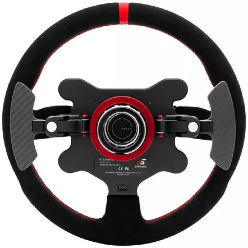 Simracing vairas Simagic GTS Alcantara S202 – Alcantara danga, modelis S202