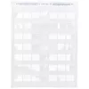 Brady LAT-18-361-1 savaime laminuojantis poliesterio etiketės, balta/skaidri, 25,4 x 13,7(33,78)mm, nuolatiniai, US-Letter, kabelio skersmuo 4,3-6,5mm (1000 vnt.) (024570)