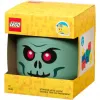 LEGO Storage Head Skeleton dėžutė juoda/raudona, didelė