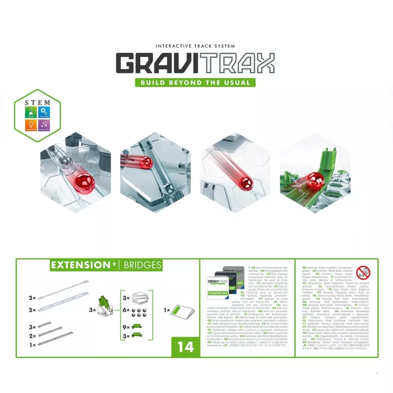 GraviTrax Plėtiniai Tiltai Ravensburger 22423 Įvairiaspalvis