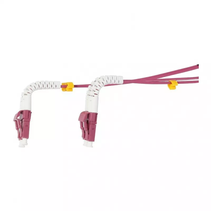Synergy 21 LWL-2-Faser-Patchk. 10mtr.LC-LC 50/125um OM4 AD 2mm flexible Knickschutztülle - Multimode-Faser - 10 m