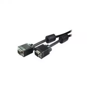 VGA kabelis S-CONN 10m HD15 kištukas-kištukas juodas