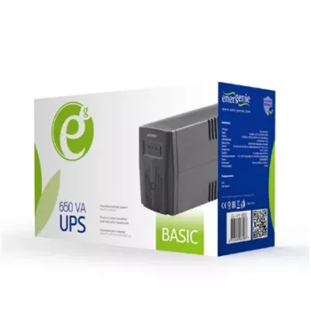 Nepertraukiamo maitinimo šaltinis Gembird EG-UPS-B650 linijinis-interaktyvus 0,65 kVA 390 W