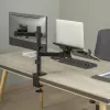 Sieninis monitoriaus laikiklis SBOX LCD-LM01-2 13–27 colių, max 12 kg, VESA 100x100