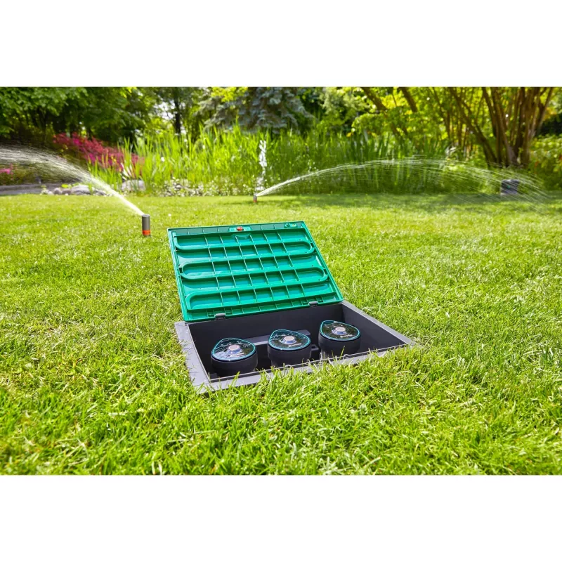 GARDENA 1285-20 Universal vožtuvų dėžė Juoda Mėlyna Oranžinė