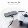 USB išplėtimo stotelė Green Cell HUB-GC-A4A — 4 prievadų USB-A 3.0 šakotuvas