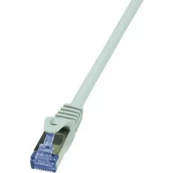 Tinklo kabelis LogiLink Cat6a S/FTP RJ-45 0,5 m Pilka