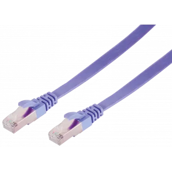 Tinklo kabelis ShiverPeaks BS75511-SL0.25V violetinis 0,25 m Cat7 U/FTP STP