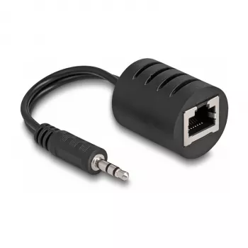 DeLOCK garso laidas RJ-45 3,5 mm juodas 87858