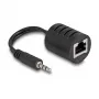 DeLOCK garso laidas RJ-45 3,5 mm juodas 87858