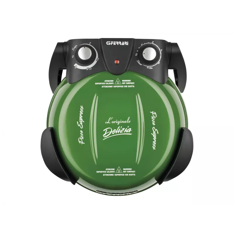 Delizia G1000603 elektrinė picos krosnelė (žalia, 1200 W, picoms iki 31 cm)