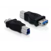 USB adapteris DeLOCK USB 3.0-B (kištukas) į USB 3.0-A (lizdas) 65179