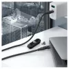 USB-C laidas su magnetiniu jungtuvu RealPower MagneticCharge 100 1m juodas