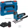 Belaidis dėlionis Bosch GST 12V-70 Professional, 12 V (mėlyna/juoda, 2x ličio jonų akumuliatorius 3,0 Ah, L-BOXX dėkle)