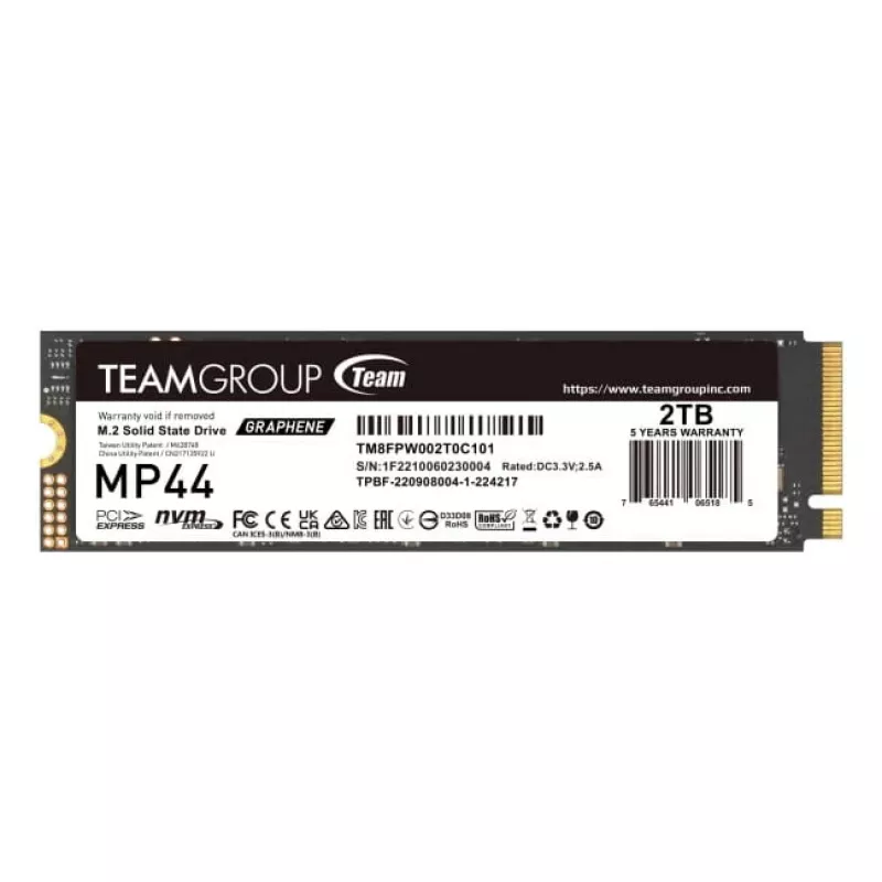 SSD diskas Team Group 2 TB M.2 PCI Express 4.0 NVMe MP44