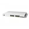 Cisco Catalyst 1200-24P-4X išmanusis jungiklis, 24 prievadai GE, PoE, 4x10GE SFP+, ribota viso gyvenimo apsauga (C1200-24P-4X)