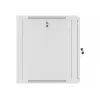 Lanberg sieninis montažinis stovo spintos korpusas 19'' 12U 600x600mm pilkas (stiklinės durys)