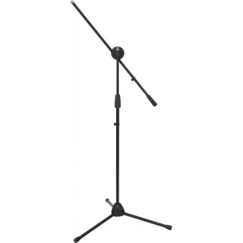 Mikrofono stovas Omnitronic MS-4 Pro su strėle, juodas