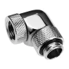 Alphacool Eiszapfen Connector Series - Kampinis adapteris vandens aušinimo sistemai - Sidabrinis-Nikelis