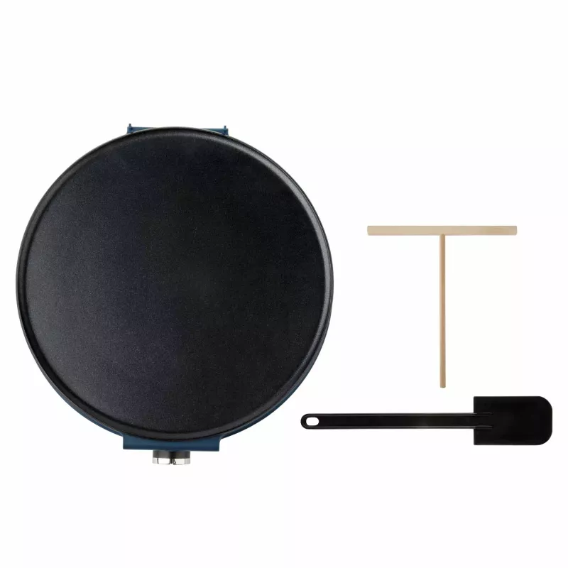 Kreplių keptuvė JATA JECR1000 1200 W Juoda Mėlyna 30 cm