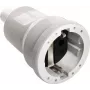 Gyslinė jungtis su apsauginiu laidu as - Schwabe 62223, PVC, 230 V, pilka, IP20 (62223)
