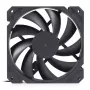 Ventiliatorius Alphacool 12 cm 3000 RPM 7.83 mmH2O Dvigubas rutulinis guolis Juodas 120x120x25 mm