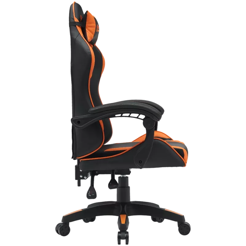 Žaidimų kėdė CANYON Core SGCH2 Juoda Oranžinė – ergonominis dizainas, reguliuojamas aukštis
