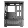 Mini Tower PC korpusas TACENS Mars Gaming MC-SE2 — Mini-ITX / Micro-ATX, juodas, šoninis langas, maitinimo blokas apačioje, palaiko 2x2,5 colio + 1x3,5 colio diskus