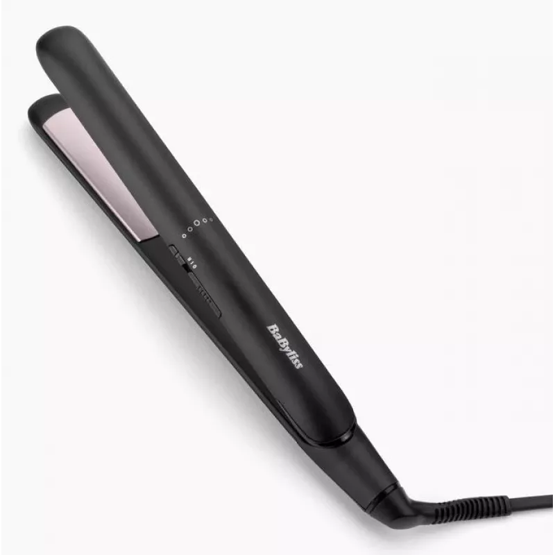 Tiesintuvas BaByliss CERAMIC 230 – keraminės plokštelės, 2 temperatūros lygiai, 1,8 m laidas, juodas