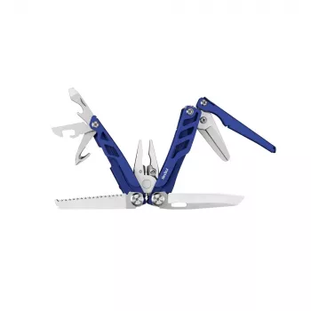 Multifunkcinis įrankis Nextool FLAGSHIP Pro NE20271 16-in-1 sulankstomas peilis, nerūdijančio plieno ašmenys, mėlyna, 11 cm