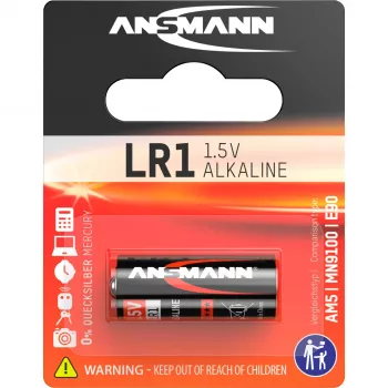 Vienkartinė baterija Ansmann 1,5 V šarminis elementas LR1