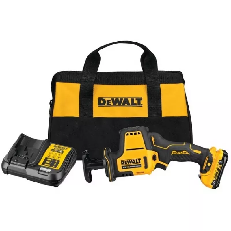 DeWALT DCS312D2-QW pjūklas stūmoklinis 2800 sm/min Juodas, Geltonas