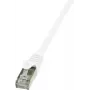 Tinklo laidas LogiLink 5 m RJ-45 Cat6 baltas