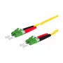 151P1JAJA10E OpDAT jungiamasis laidas LC-D APC/LC-D APC OS2 1m - Vienmodis šviesolaidinis kabelis (151P1JAJA10E)