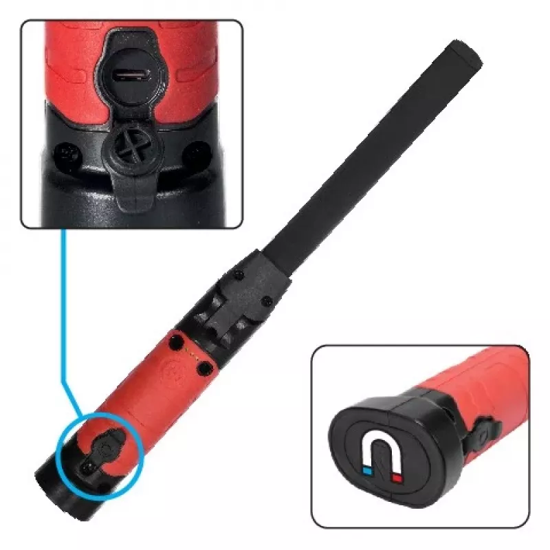 Yato YT-08518 darbinė lempa Juoda LED 8 W