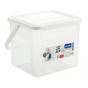 Talpa skysčiams Rotho Basic 4,5 L modelis 1770201100RP, skaidrus technopolimeras su dangteliu ir pakabinimo anga
