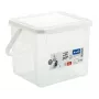 Talpa skysčiams Rotho Basic 4,5 L modelis 1770201100RP, skaidrus technopolimeras su dangteliu ir pakabinimo anga
