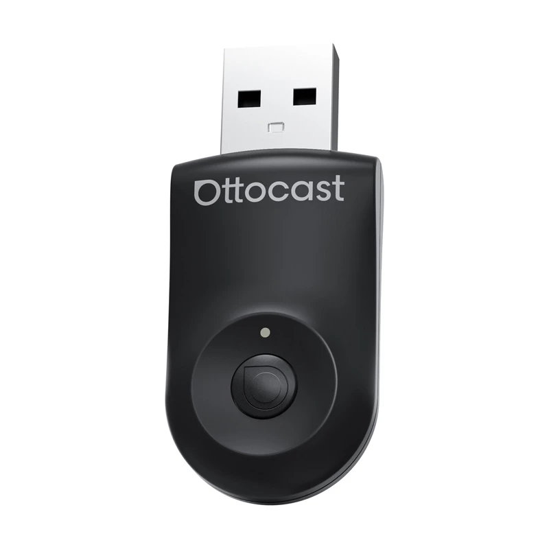 Belaidis adapteris Ottocast CA505-T MINI 2-in-1 Bluetooth ir Wi-Fi automobilio informacinėi sistemai