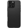Spigen Liquid Air matinis dėklas, skirtas iPhone 16 Pro, juodas (ACS08117)