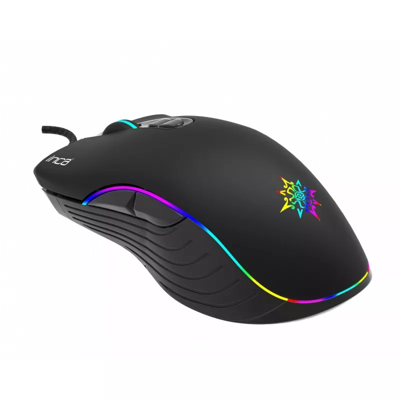 INCA Gaming Mouse IMG-GT15 4800 DPI. RGB. 7 mygtukai. USB. SW mažmeninė