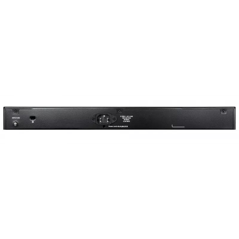 D-Link DGS-1510-28XMP valdomas L2/L3 Gigabit Ethernet (10/100/1000) „Power over Ethernet“ (PoE) jungiklis, juodas, pilkas