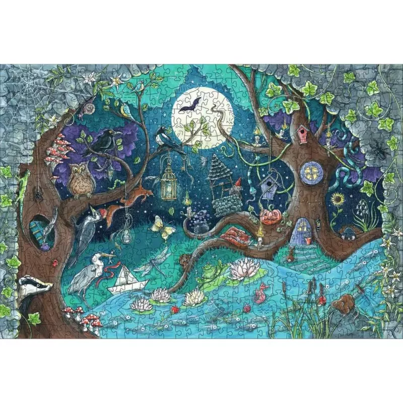 Medinis Dėlionė „Stebuklingas Miškas“ (505 Detalės) RAVENSBURGER