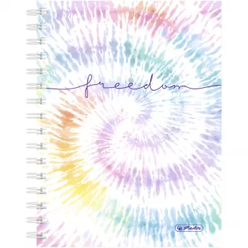 Užrašų knygelė Herlitz New Batik Freedom A5 100 lapų įvairiaspalvė