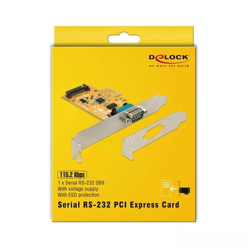 Vidinė RS-232 sąsajos plokštė DeLOCK 90293
