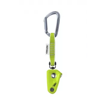 Edelrid OHM Plieninis Laipiojimo Įtaisas Žalias 8,9 mm Virvės Skersmuo 450 g