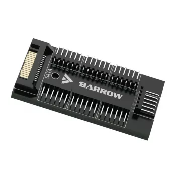 Ventiliatorius Barrow DK401-7 RGB Hub 120mm su RGB valdikliu