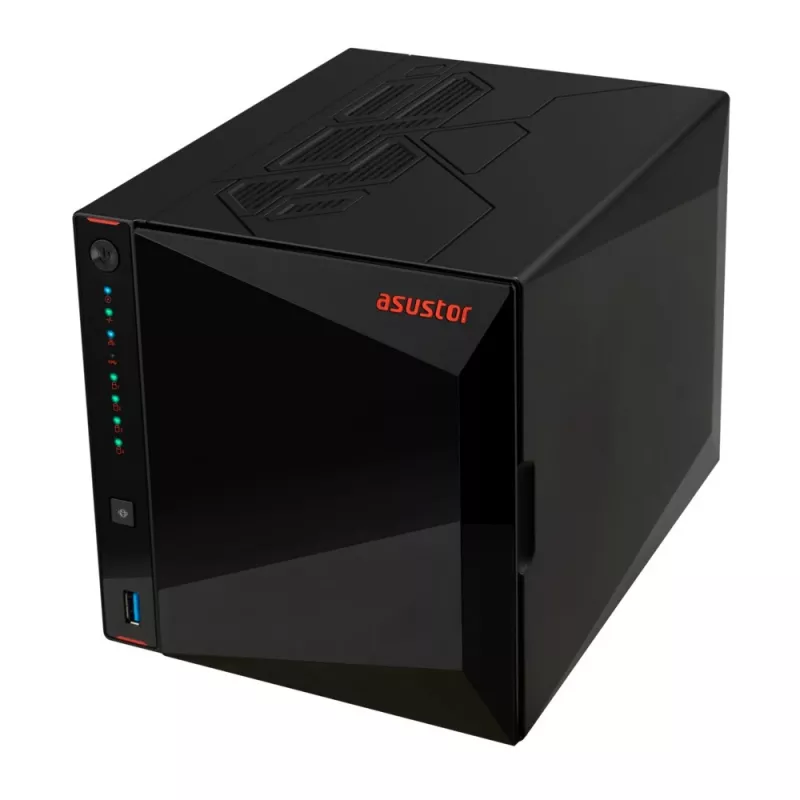 Asustor AS5404T NAS / saugojimo serveris Intel® Celeron® N5105 4 GB DDR4 0 TB ADM juodas