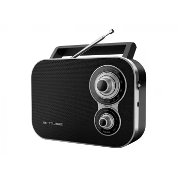 Muse M-051R | 2 juostų nešiojamas radijo imtuvas | Juoda