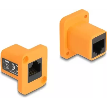 Kabelio lyties keitiklis DeLOCK 87998 RJ45 oranžinis