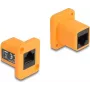 Kabelio lyties keitiklis DeLOCK 87998 RJ45 oranžinis